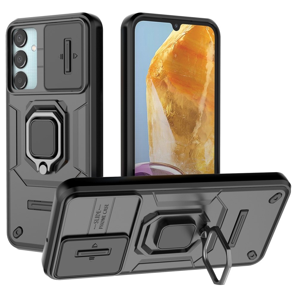 Lencseálló hibrid borítás Samsung Galaxy M15 5G készülékhez - fekete