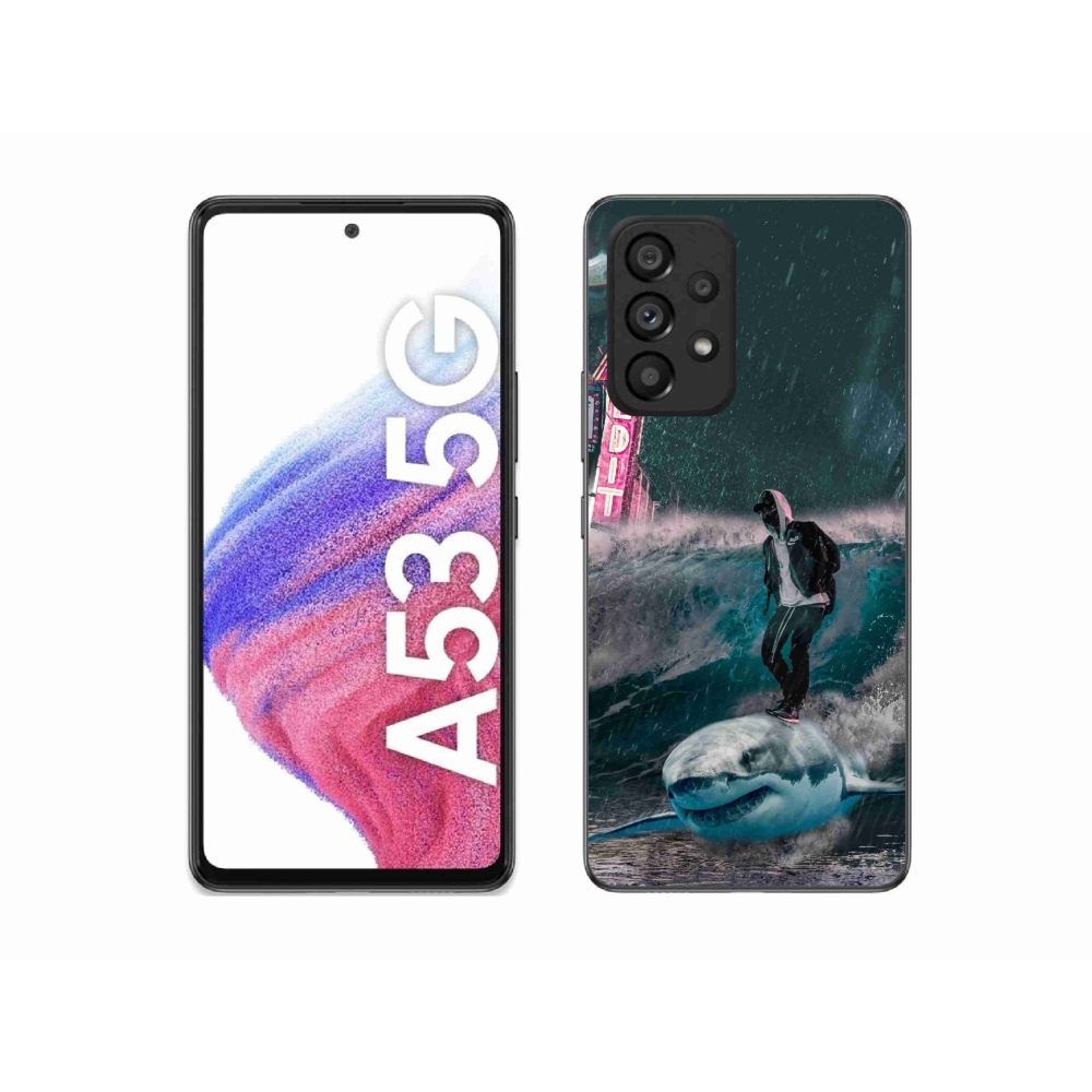 Zselés borítás mmCase Samsung Galaxy A53 5G - cápa