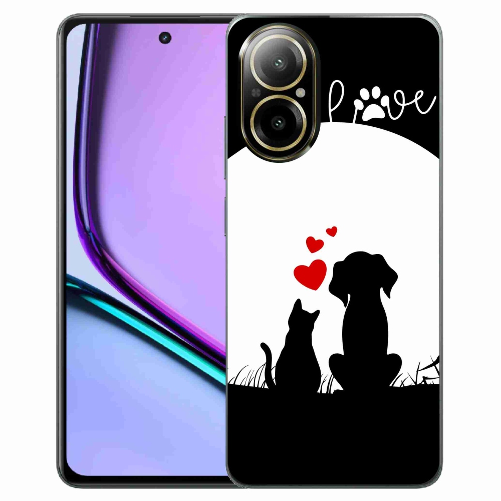 Gél tok mmCase a Realme C67 készülékhez - állatszerelem