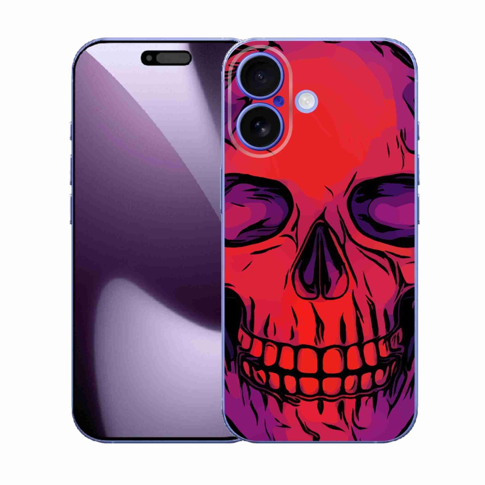 Zselés borítás mmCase iPhone 17 készülékhez - koponya