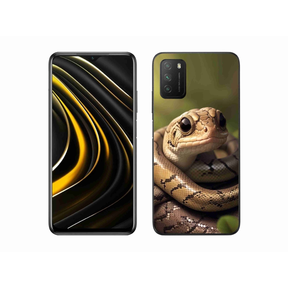Gél borítás mmCase a Xiaomi Poco M3-hoz - kígyó 1