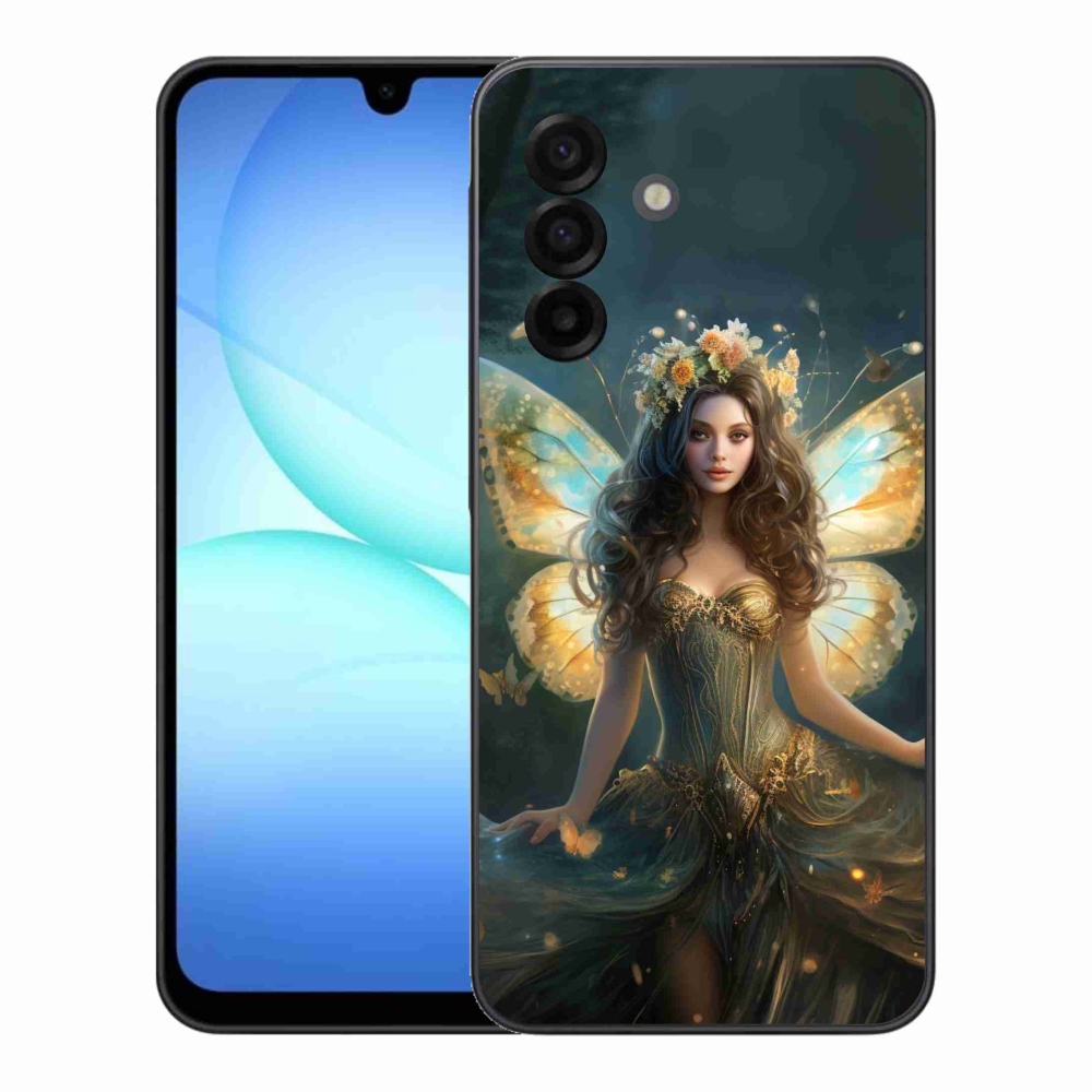 Gél borítás mmCase Samsung Galaxy A17 5G - pillangó nőhöz