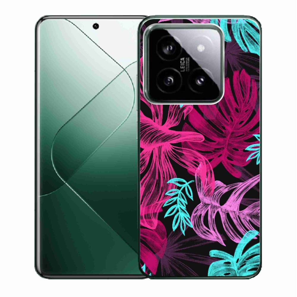 Gél borító mmCase a Xiaomi 14 - virágok 1
