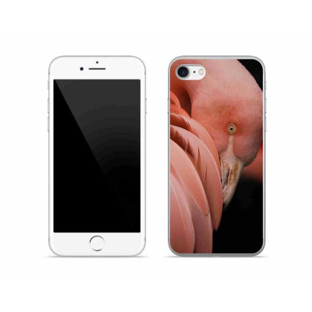 Zselés borítás mmCase iPhone SE (2022) - flamingó 3