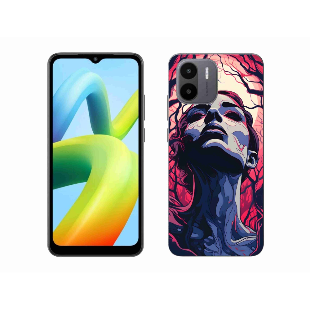 Gél borítás mmCase a Xiaomi Redmi A1/Redmi A2 készülékhez - absztrakt arc