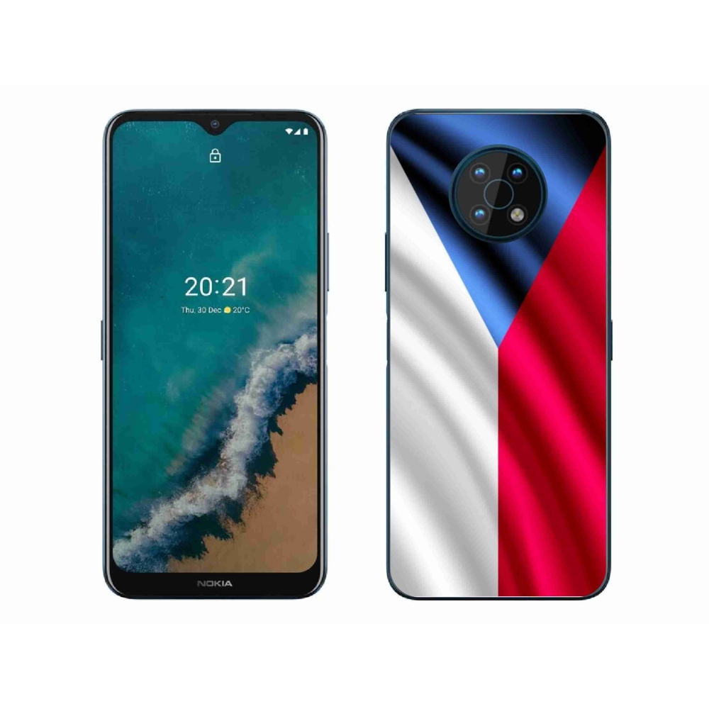 Gél védőhuzat mmCase mobiltelefonhoz Nokia G50 - cseh zászló