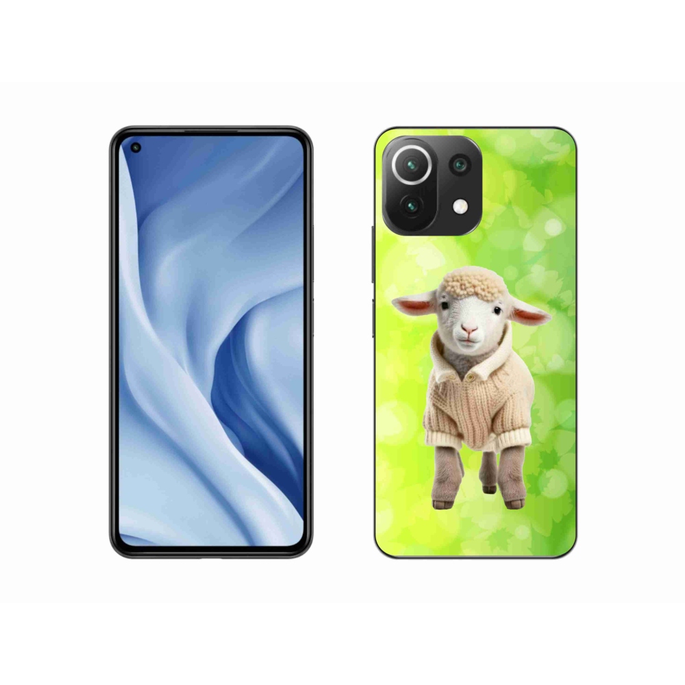 Gél borítás mmCase a Xiaomi Mi 11 Lite 4G/5G-hez - bárány pulóverben