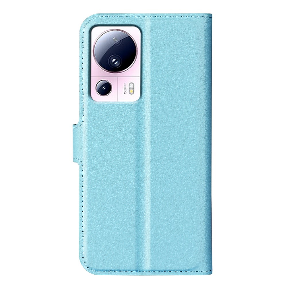 Litchi könyv tok a Xiaomi 13 Lite-hoz - kék