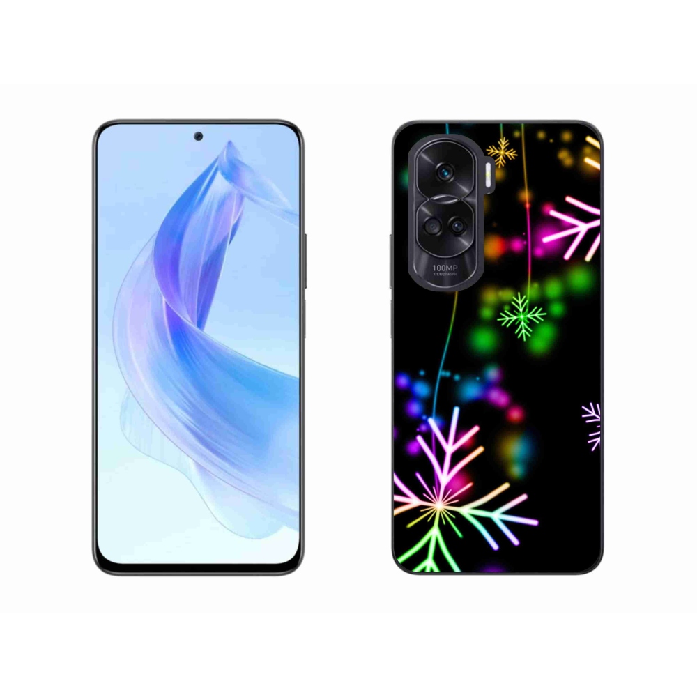 Zselés borítás mmCase a Honor 90 Lite készülékhez - színes pelyhekkel