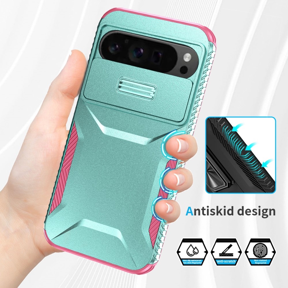 Fedél ellenálló borítás a Google Pixel 9 Pro XL-hez - teal/pink