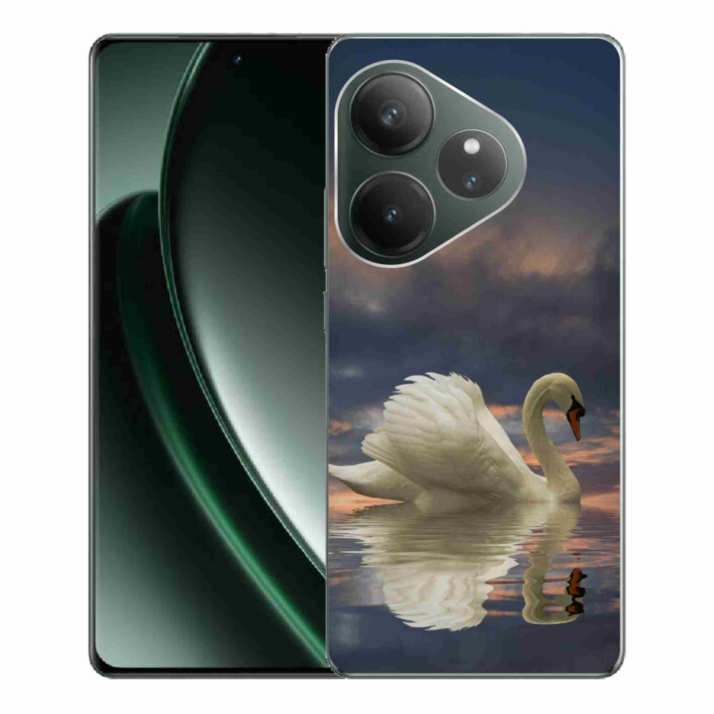 Gél borítás mmCase a Realme GT 6 5G/GT 6T 5G készülékhez - hattyú