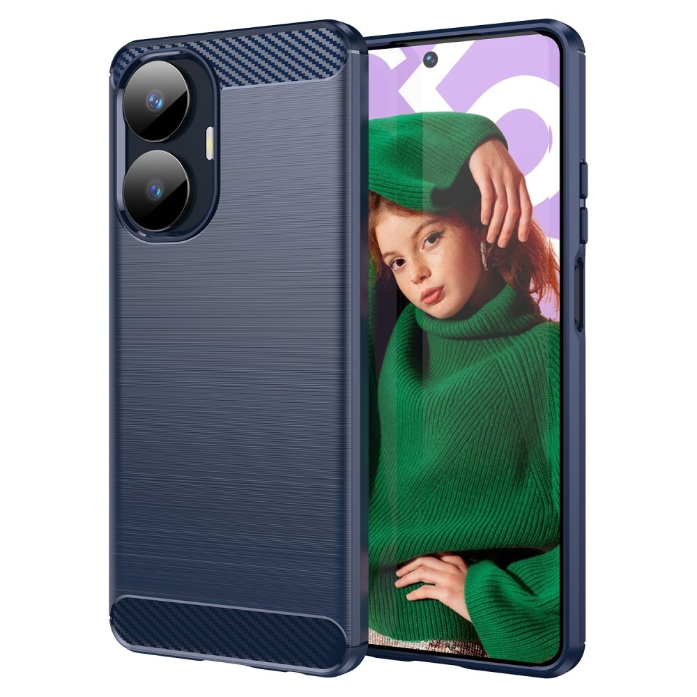 Szénálló zselés tok a Realme C55 készülékhez - kék