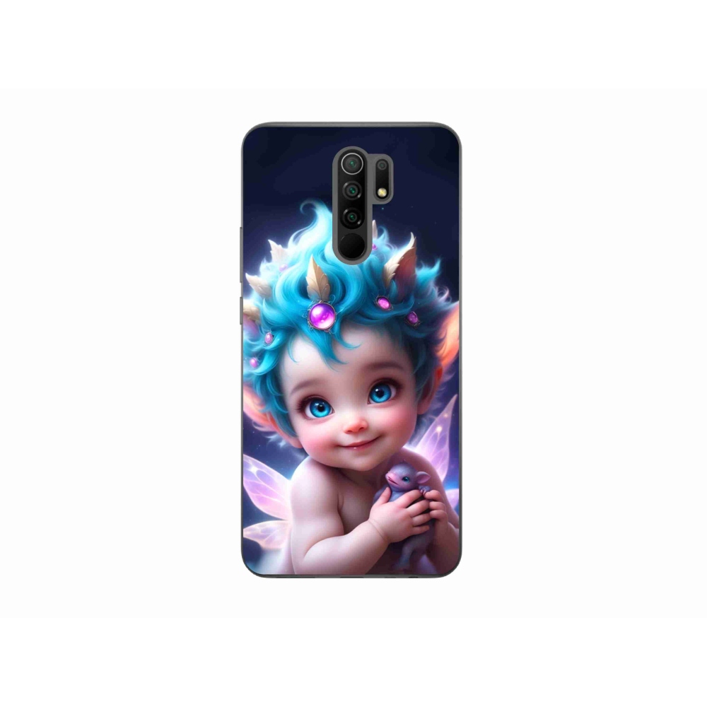 Gél borítás mmCase a Xiaomi Redmi 9-hez - baba pillangószárnyakkal