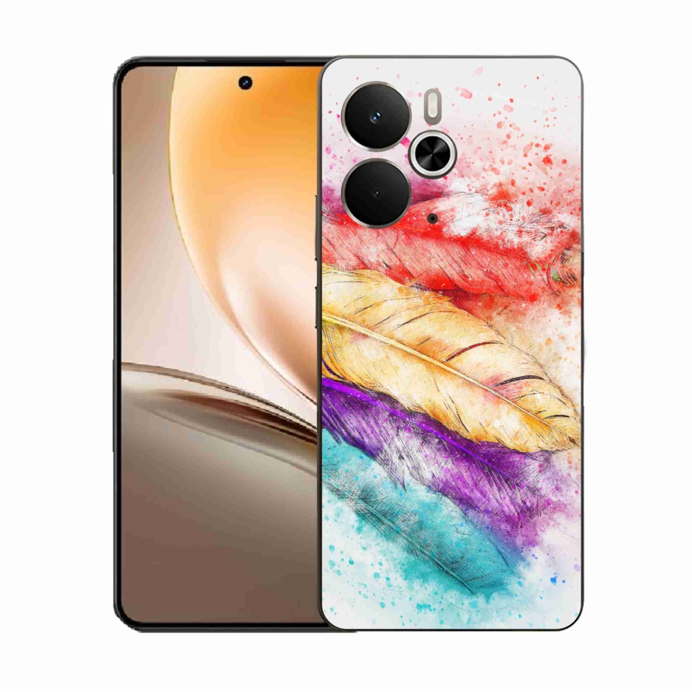 Zselés borítás mmCase a Realme 14 5G készülékhez - színes toll