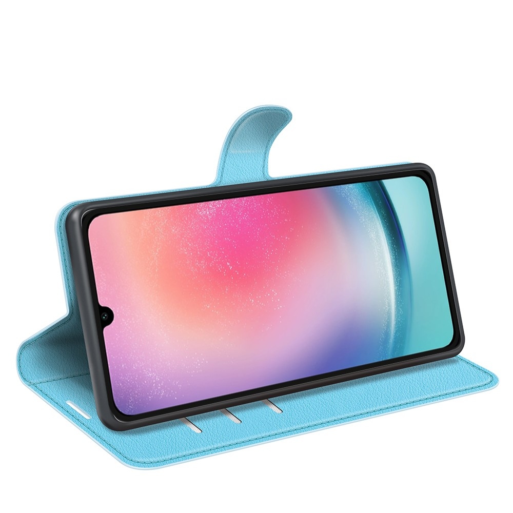 Litchi book tok Samsung Galaxy A16 4G/5G készülékhez - kék