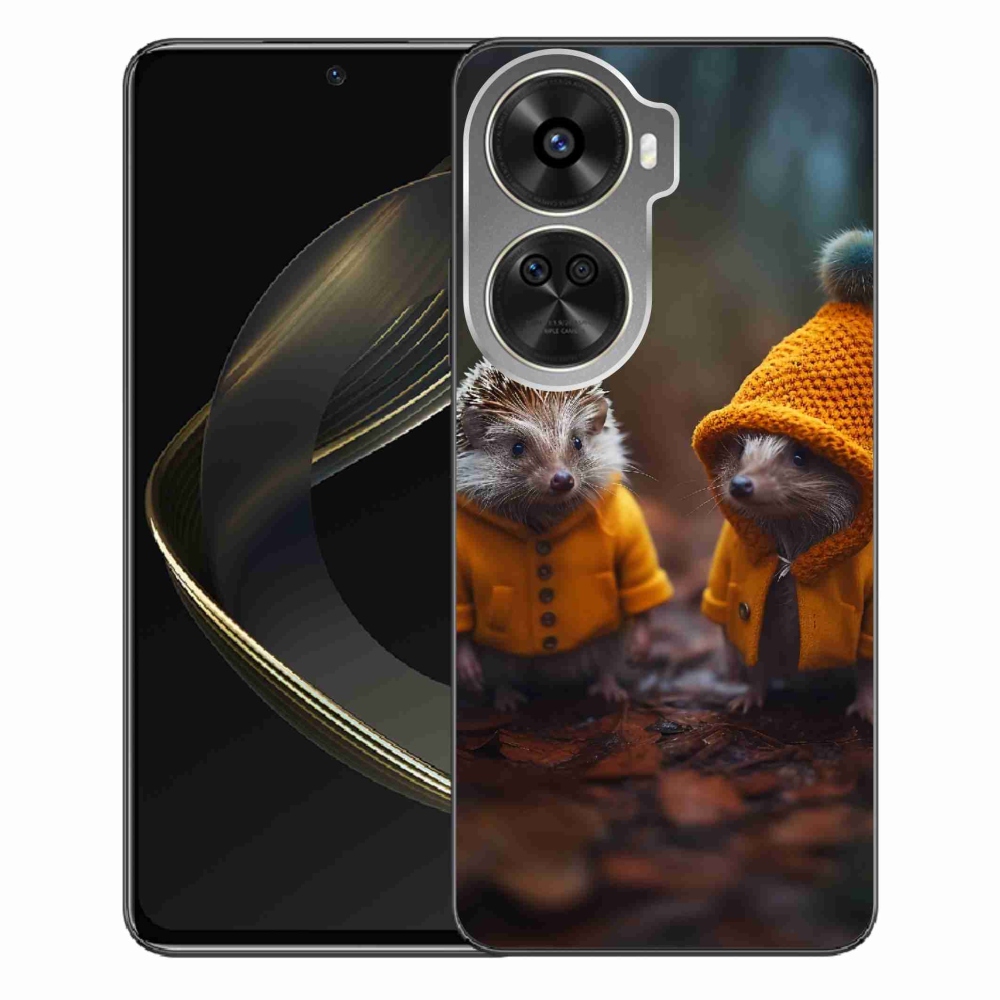 Gél borítás mmCase a Huawei Nova 12 SE-hez - sündisznók