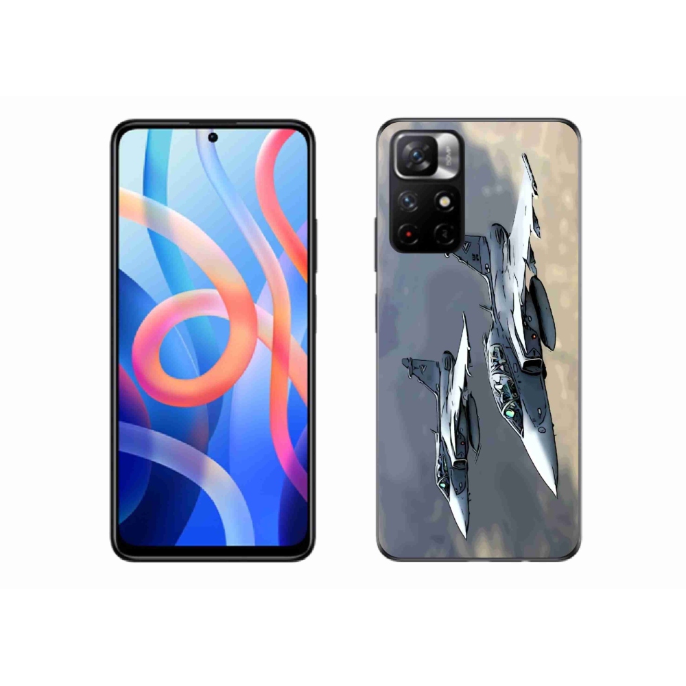 Gél borítás mmCase a Xiaomi Redmi Note 11S 5G számára - vadászrepülők