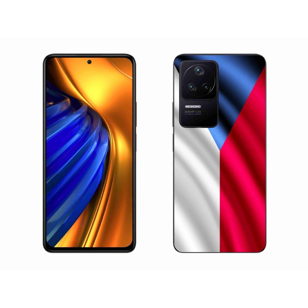 Gél borítás mmCase a Xiaomi Poco F4 számára - cseh zászló