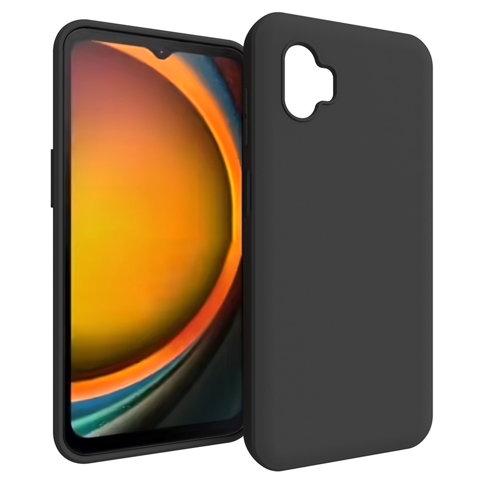 Matt zselés tok Samsung Galaxy Xcover 7 Pro készülékhez - fekete