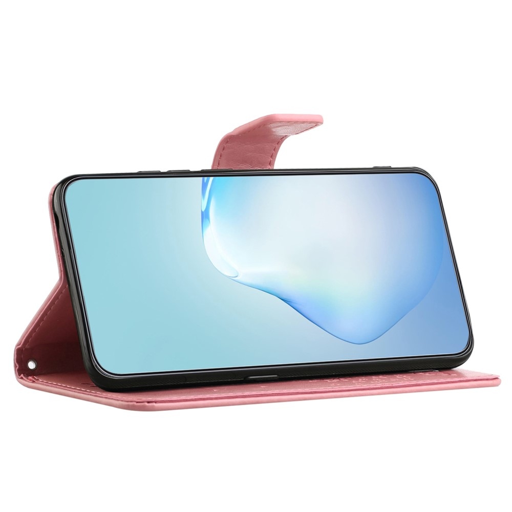 Fás könyv tok Samsung Galaxy M15 5G - rózsaszínű
