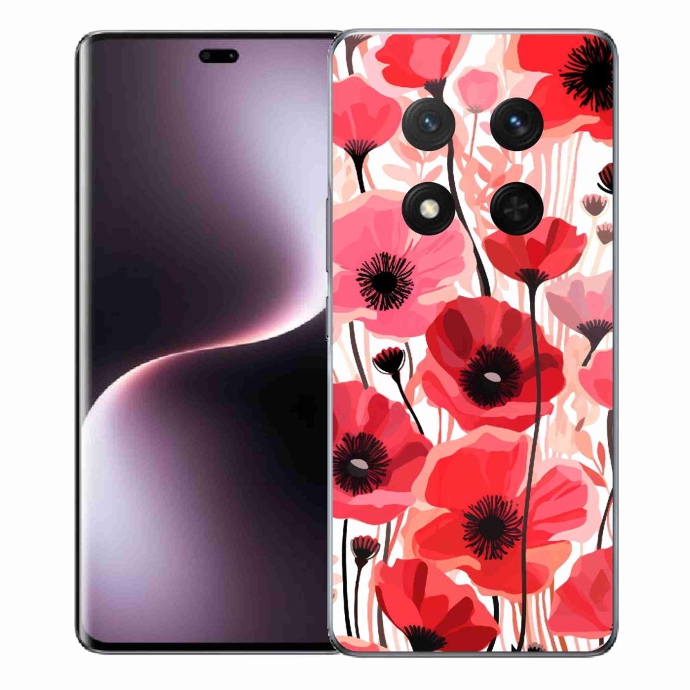 Gél borítás mmCase a Honor Magic 7 Lite 5G készülékhez - mákos 1