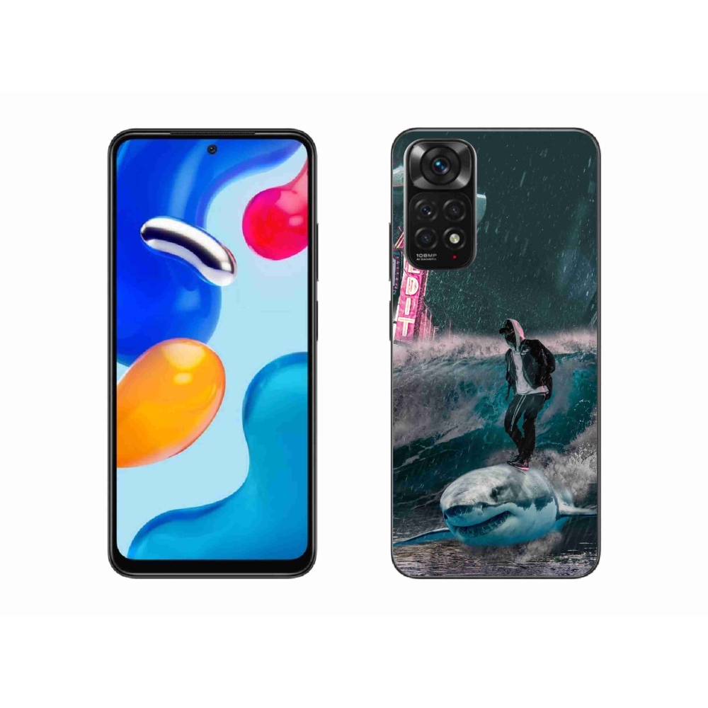 Gél borítás mmCase a Xiaomi Redmi Note 11S 4G-hez - cápa