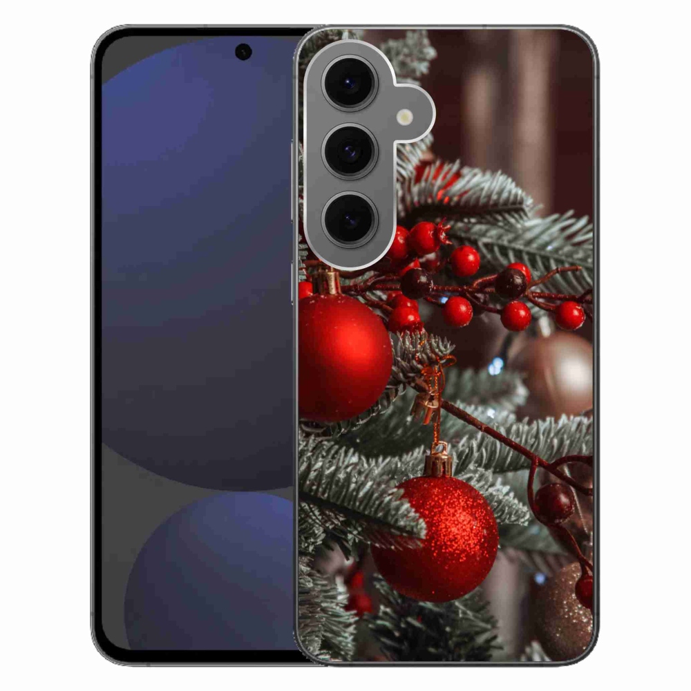 Gél borítás mmCase Samsung Galaxy S24 FE - Karácsonyi dekoráció 2