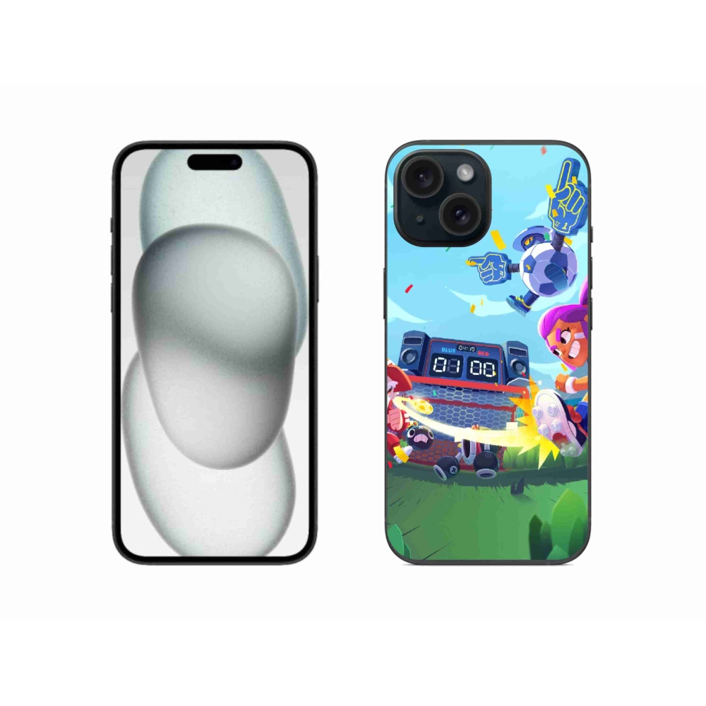 Zselés borítás mmCase iPhone 15-hez - verekedés csillagok 1