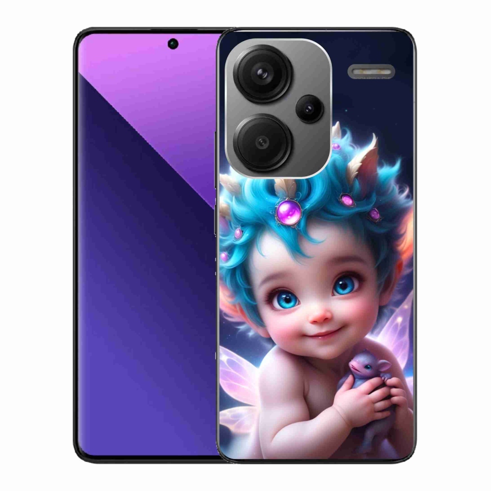 Gél borítás mmCase a Xiaomi Redmi Note 13 Pro+ 5G számára - baba pillangószárnyakkal