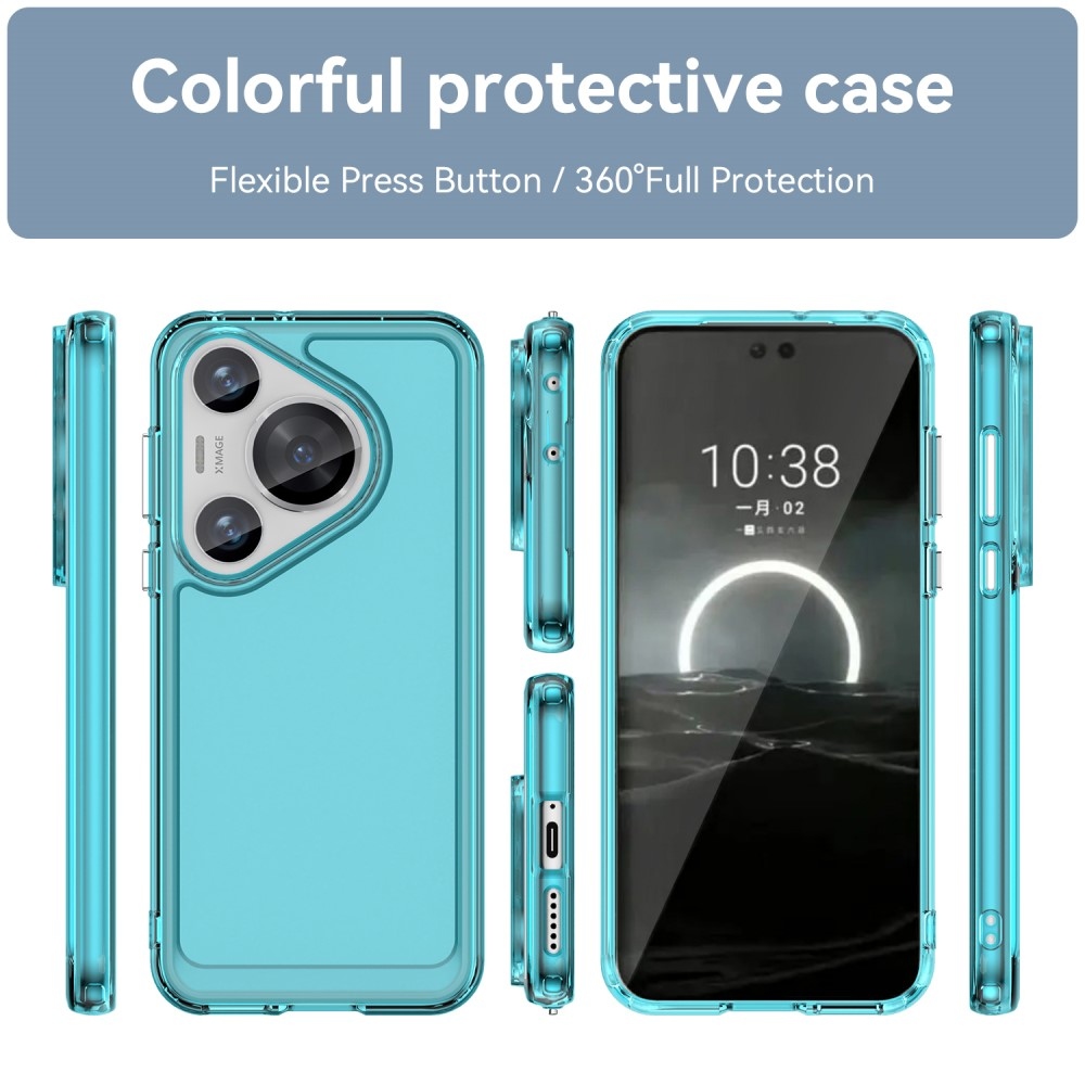 Candy zselés tok Huawei Pura 70 Pro - világoskék színben