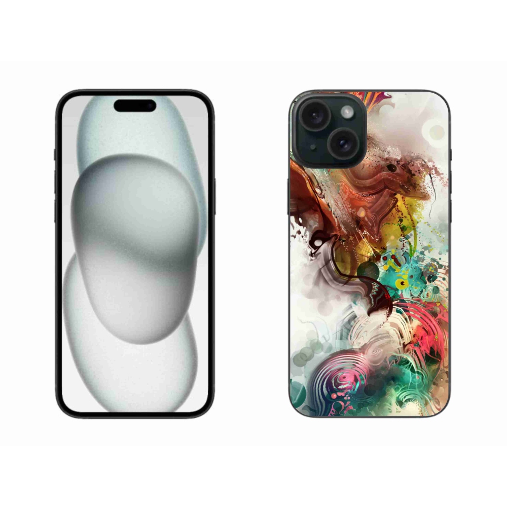 Zselés borítás mmCase iPhone 15 Plus készülékhez - absztrakt 1