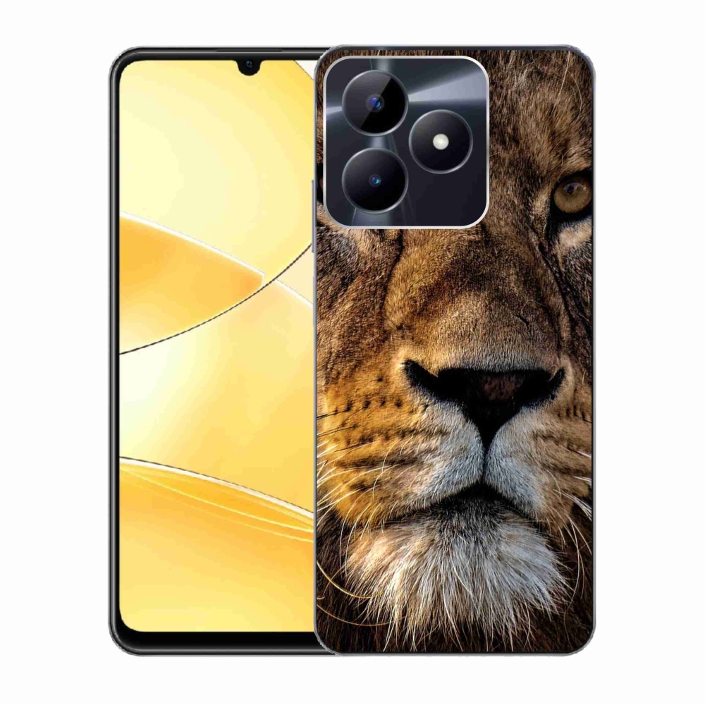 Gél tok mmCase a Realme C51/C53 készülékhez - oroszlán