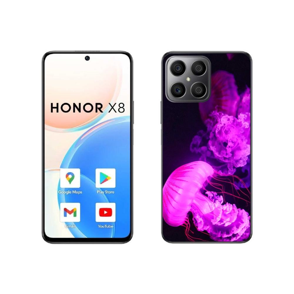Zselés borítás mmCase a Honor X8 4G készülékhez - medúza 1