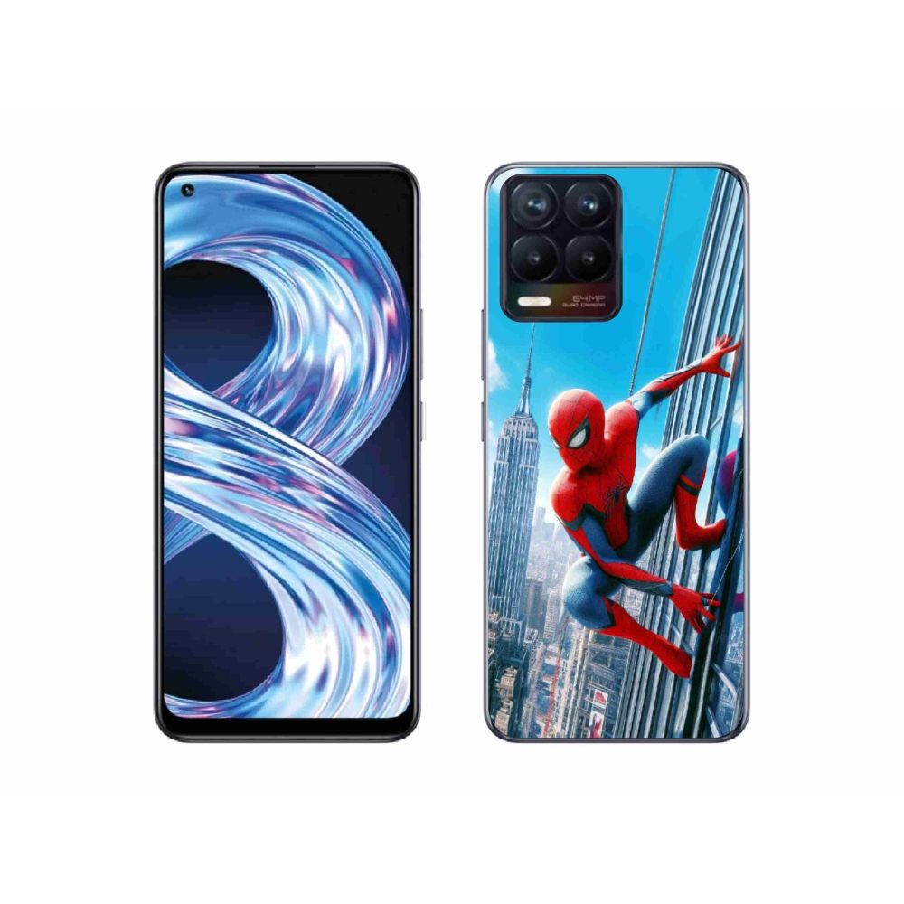 Gél borítás mmCase a Realme 8 Pro-hoz - pókember