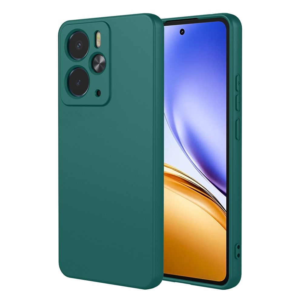 Puha zselés tok a Realme 14 5G/14T 5G készülékhez - sötétzöld