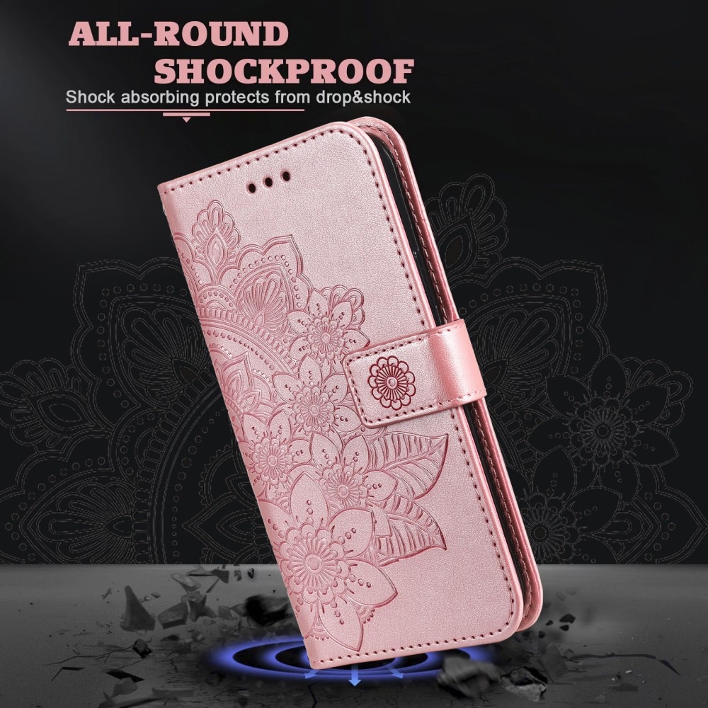 Mandala könyv tok Huawei Nova 12 SE-hez - rózsaszín
