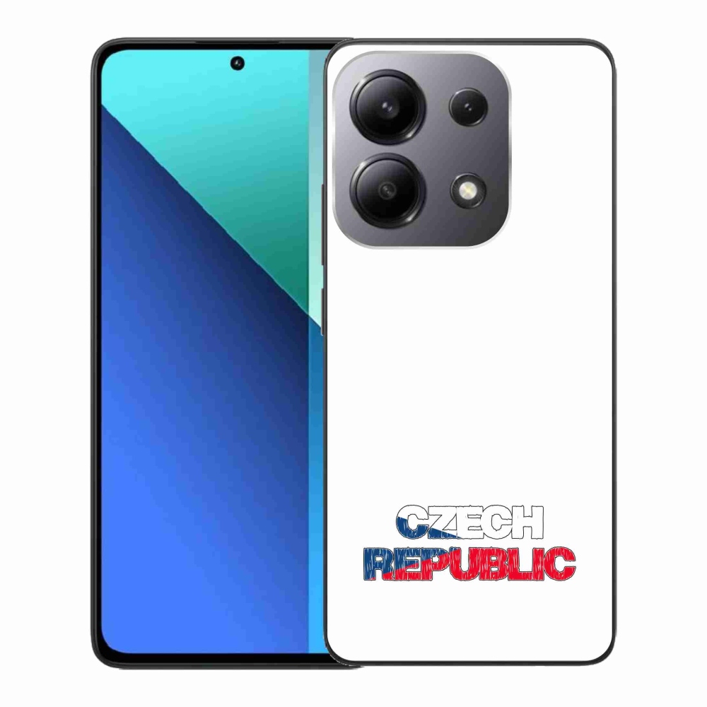 Gél borító mmCase a Xiaomi Redmi Note 13-hoz - Csehország fehér háttér