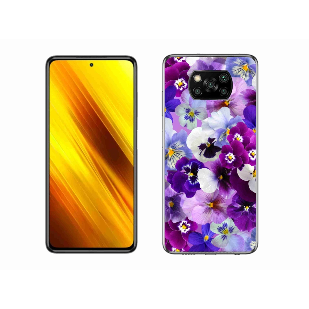 Gél borító mmCase a Xiaomi Poco X3-hoz - virágok 9