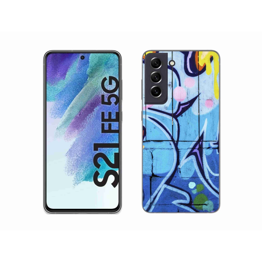 Zselés borítás mmCase Samsung Galaxy S21 FE 5G - graffiti