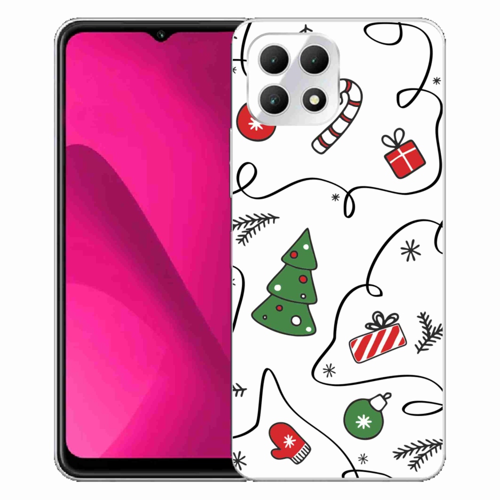 Gél borító mmCase a T-Mobile T Phone 2 készülékhez - Karácsonyi motívumok
