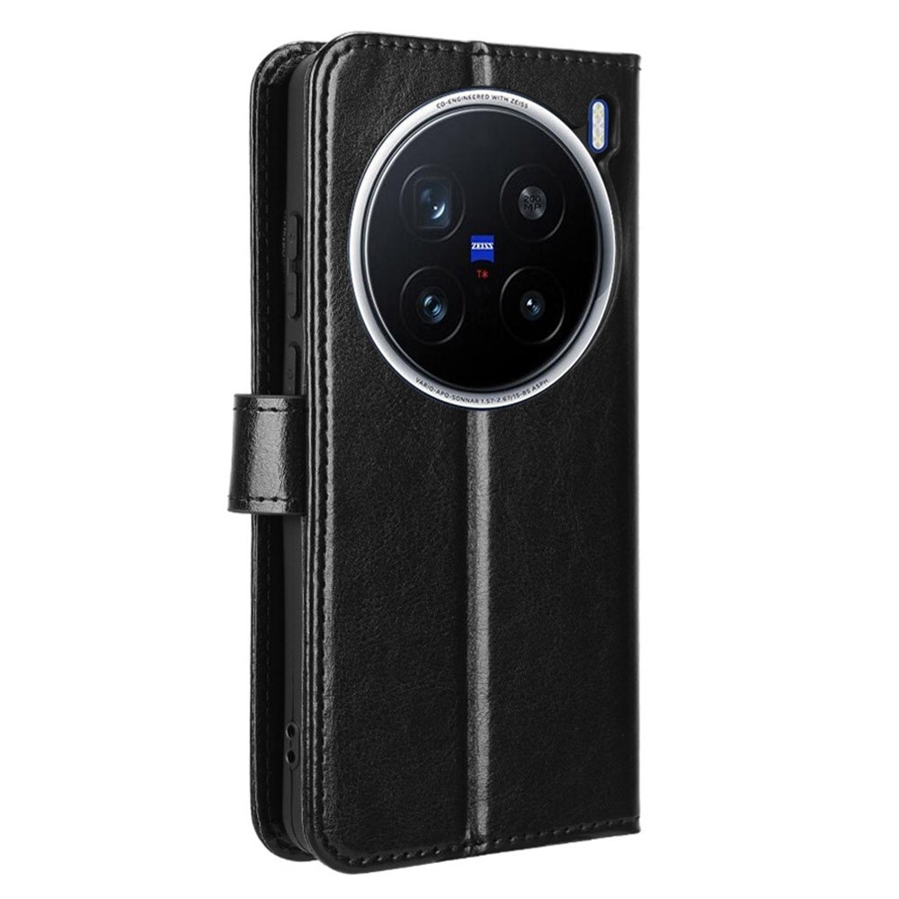 Őrült könyv tok a Vivo X200 Pro 5G-hez - fekete