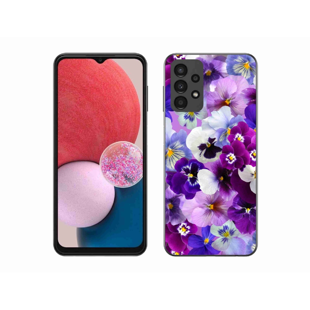 Gél borítás mmCase Samsung Galaxy A13 4G - virágok 9