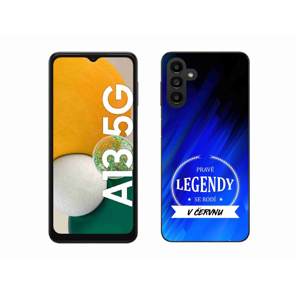 Gél borító mmCase Samsung Galaxy A13 5G - Június legendái kék háttérrel