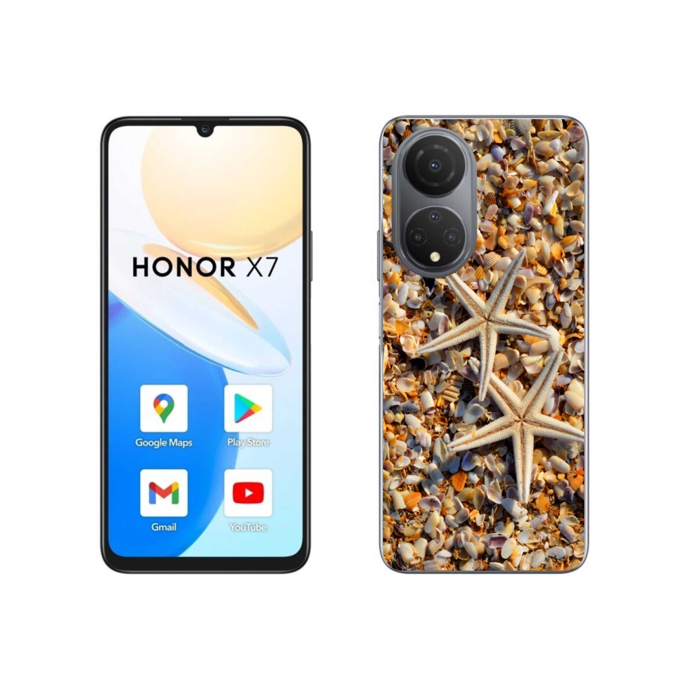 Zselés borítás mmCase a Honor X7 készülékhez - tengeri csillag
