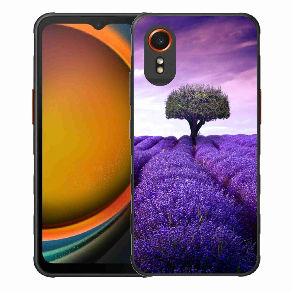 Gél védőhuzat mmCase Samsung Galaxy Xcover 7 készülékhez - levendula rét