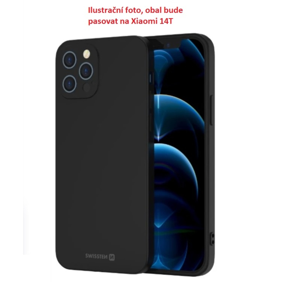 SWISSTEN Soft Joy borító a Xiaomi 14T-hez - fekete