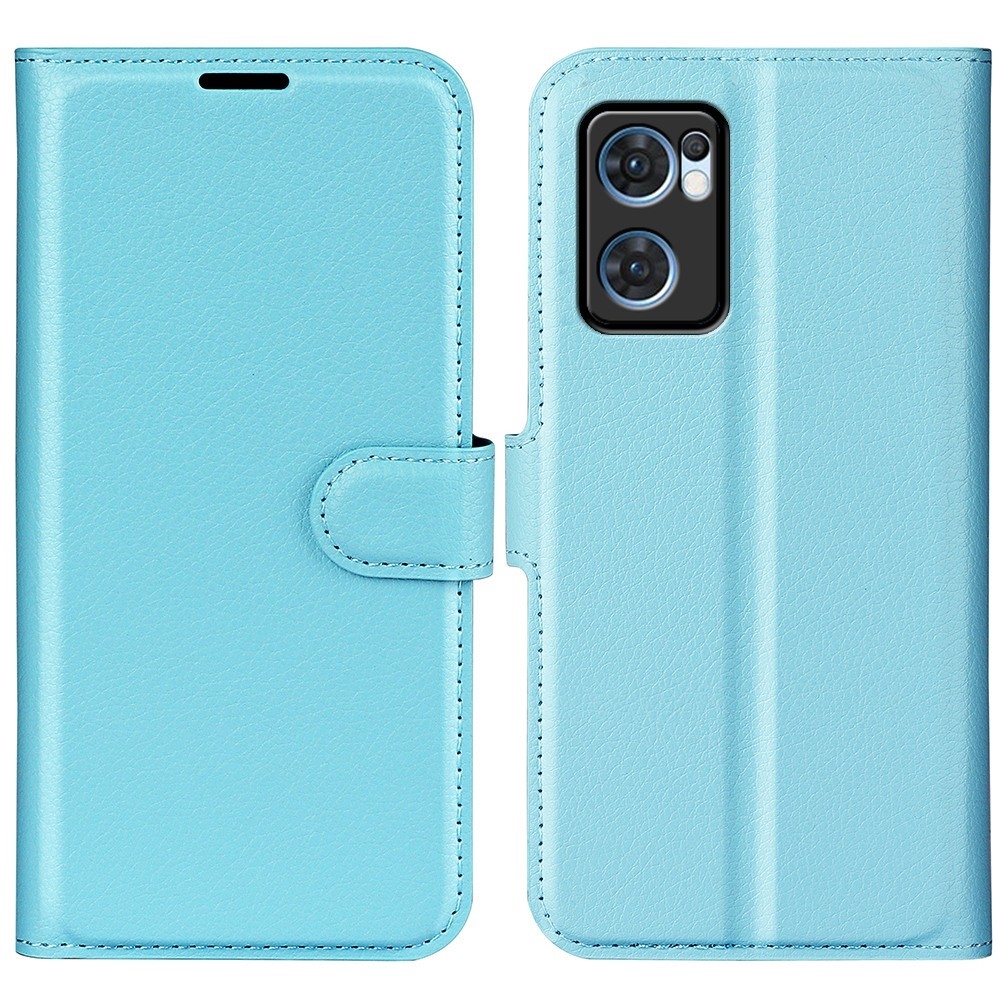 Litchi book tok Oppo Find X5 Lite készülékhez - kék