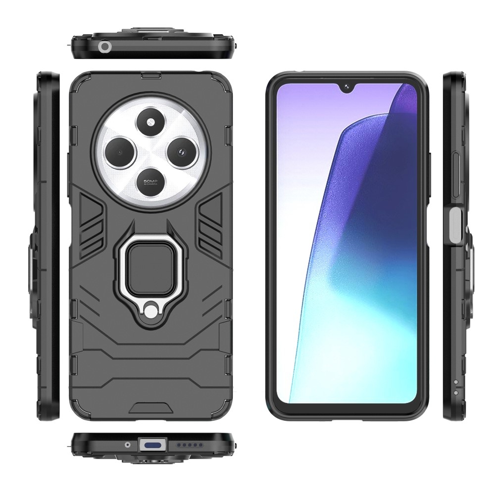 Guardy tartós borító Xiaomi Redmi 14C/Poco C75-hez - fekete