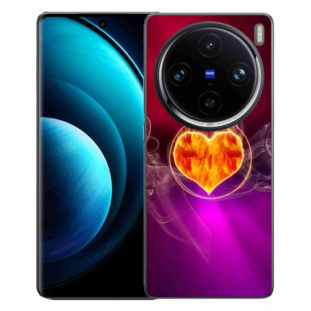 Gél borítás mmCase a Vivo X100 Pro 5G készülékhez - tüzes szív