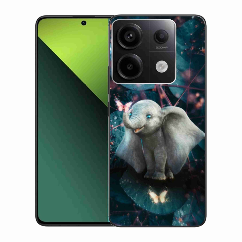 Gél borítás mmCase a Xiaomi Redmi Note 13 Pro 5G/Poco X6 5G számára - aranyos elefánt